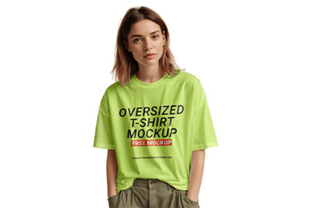 تيشيرت أوفر سايز بناتي