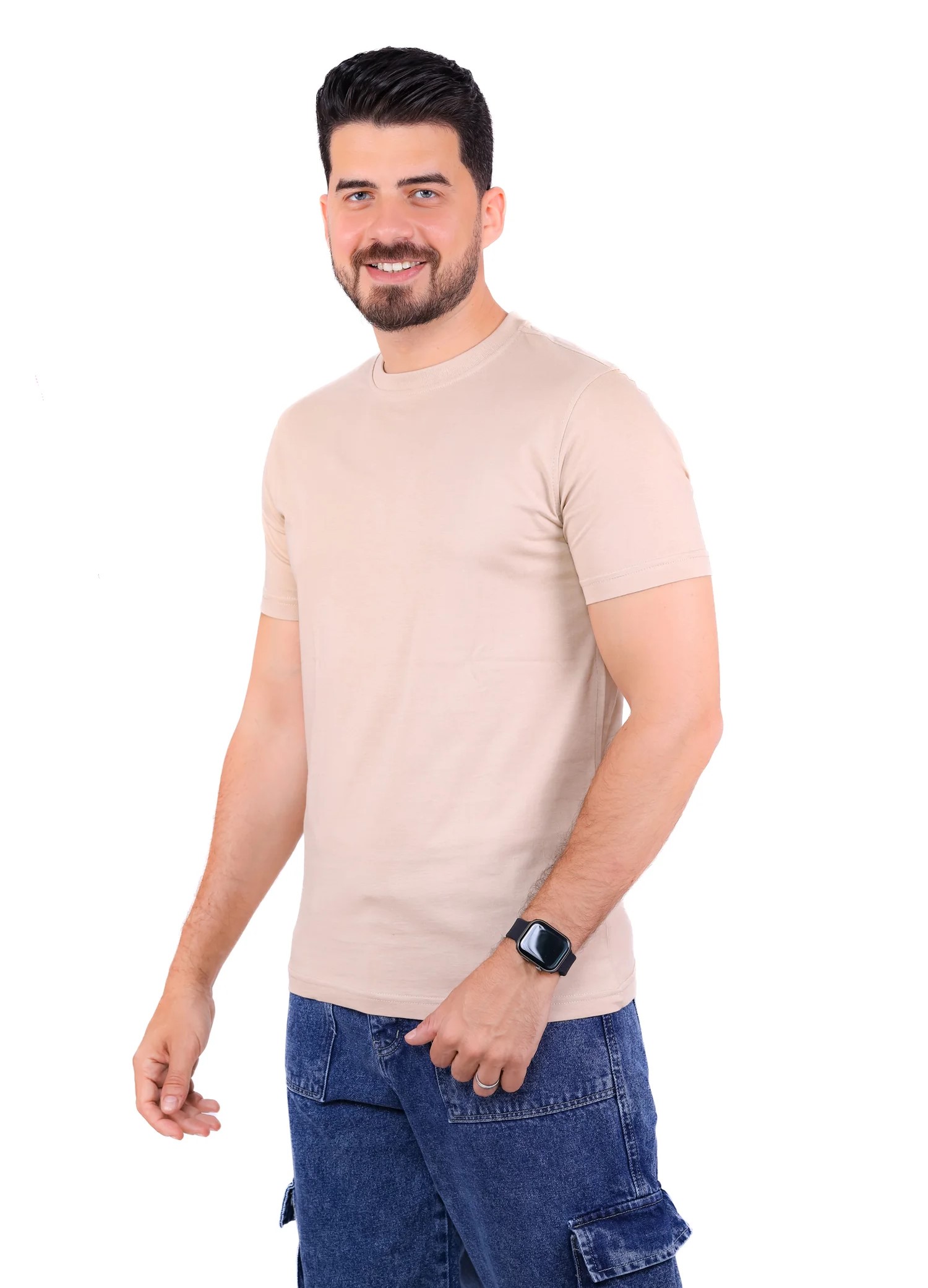 تيشيرت قطن سادة